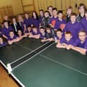 Outwood Academy Valley pupils enjoy their after school table tennis club.