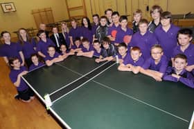 Outwood Academy Valley pupils enjoy their after school table tennis club.