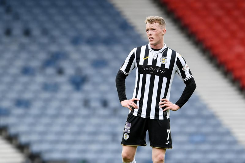 A midfielder who can do a bit of it all but is at his best at the base of the midfield. Uses the ball really well, both short and long. A great combative presence and very good at winning the ball back. St Mirren fans are desperate for the club to tie him down to a longer term deal which says a lot.