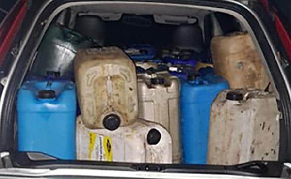 It was found that around 300 litres of diesel had been siphoned from a lorry parked in a layby off the A1 at Cromwell.
