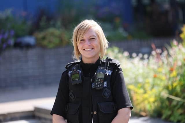 PC Malgorzata Kacprzycka, part of the Ashfield neighbourhood policing team.