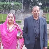 Sheffield grandmother Nargis Begum, who died on a stretch of smart motorway in South Yorkshire, with her husband Mohammed Bashir