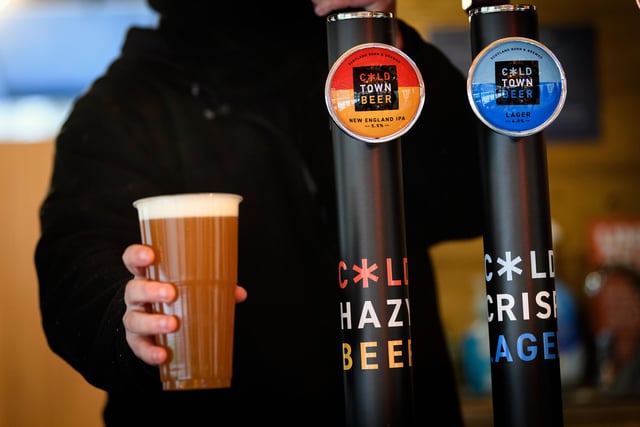 Edinburgh staple, Cold Town Beer, is on offer at Bar Hutte, also on George Street. Sip on a Scottish-brewed beer to go alongside the food options dotted throughout George Street. Photo: Ian Georgeson Photography.