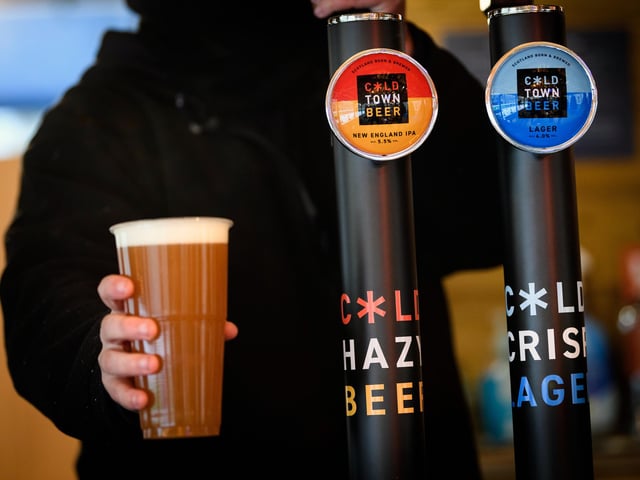 Edinburgh staple, Cold Town Beer, is on offer at Bar Hutte, also on George Street. Sip on a Scottish-brewed beer to go alongside the food options dotted throughout George Street. Photo: Ian Georgeson Photography.