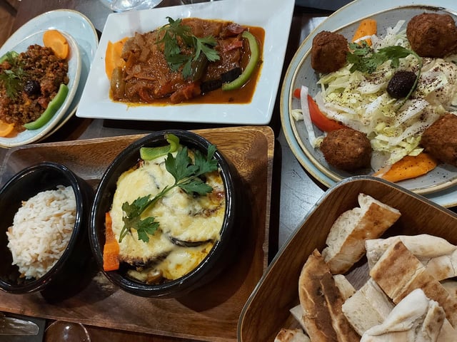 Traditional Greek and Turkish food is served at Agora. The Dish Detective particularly liked the ezme salad, consisting of fine diced tomato, onion, garlic, peppers, parsley and olive oil with hot spices. The reviewer said: 'I have never tasted anything like it and it is quite honestly delicious. It is refreshing while remaining really tasty – and perfectly complements the falafel, which is slightly crunchy on the outside and soft on the inside.'
