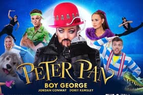 Boy George is to lead the cast of Peter Pan at Nottingham Motorpoint Arena as Captain Hook on January 2.