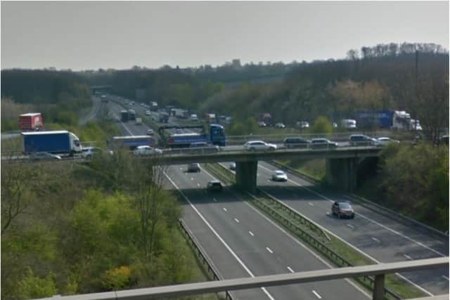 The A1(M) was closed in both directions between Wadworth and Blyth.