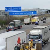 Motorists are bing warned of delays on the M1 this morning, after a lane of the motorway was closed