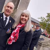 Coun Tony Eaton, Bassetlaw District Council armed forces champion at the Worksop Remembrance event