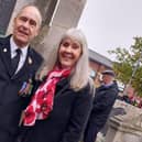 Coun Tony Eaton, Bassetlaw District Council armed forces champion at the Worksop Remembrance event