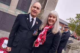 Coun Tony Eaton, Bassetlaw District Council armed forces champion at the Worksop Remembrance event
