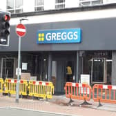 The new Greggs, in Worksop town centre is due to open at the weekend.