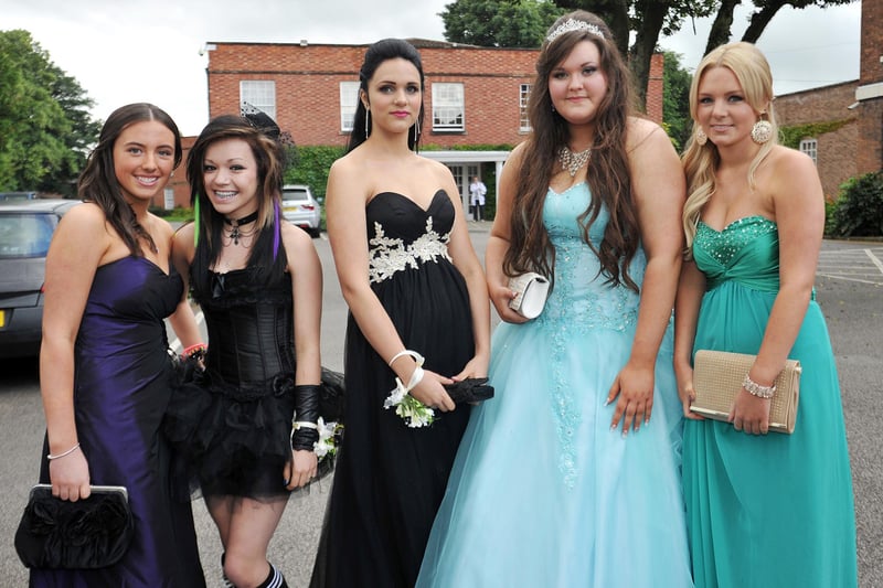 Students wore an array of different ballgowns in different colours and styles.