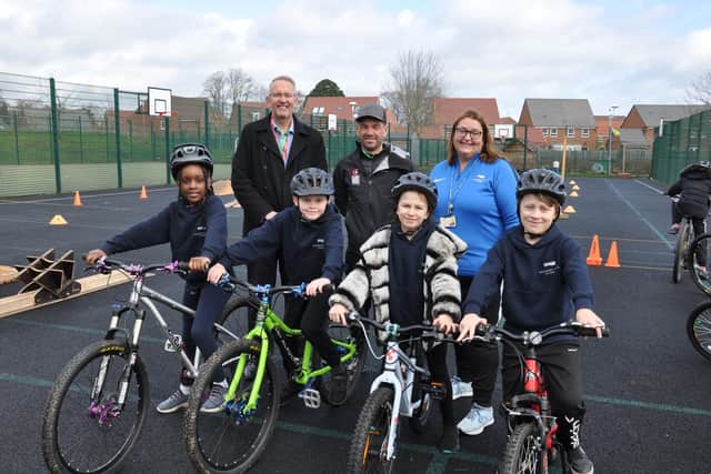 Students in years 3 and 4 at Sparken Hill Academy, Worksop, gained useful cycling skills from the ‘Learn to Ride your Bike and Cycling Skills Workshop’ delivered by ClancyBriggs Cycling Academy.