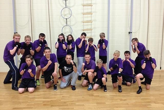 Outwood Academy Valley begin their GB Boxing Awards journey with coach Chris Boyle in 2014.