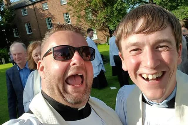 Dave with St Anne's curate Richard at his Southwell Minster ordination