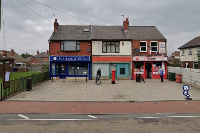 It is thought the three men attempted to grab cash from the Post Office in Scrooby Road, Bircotes yesterday morning. Image: Google