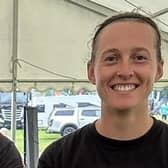 Lance Bombardier Abbie Robinson Wyss has made history by becoming the first female farrier in the British Army