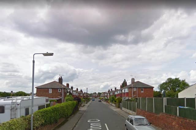 Thieves had targeted a property in Carlton Close, in Worksop.