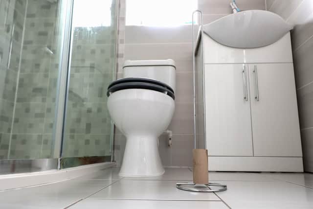 A household without toilet paper as shelves in shops are being emptied of toilet roll, as the Government's top scientist warned that up to 10,000 people in the UK are already infected with Covid-19. PA Photo. Picture date: Saturday March 14, 2020.