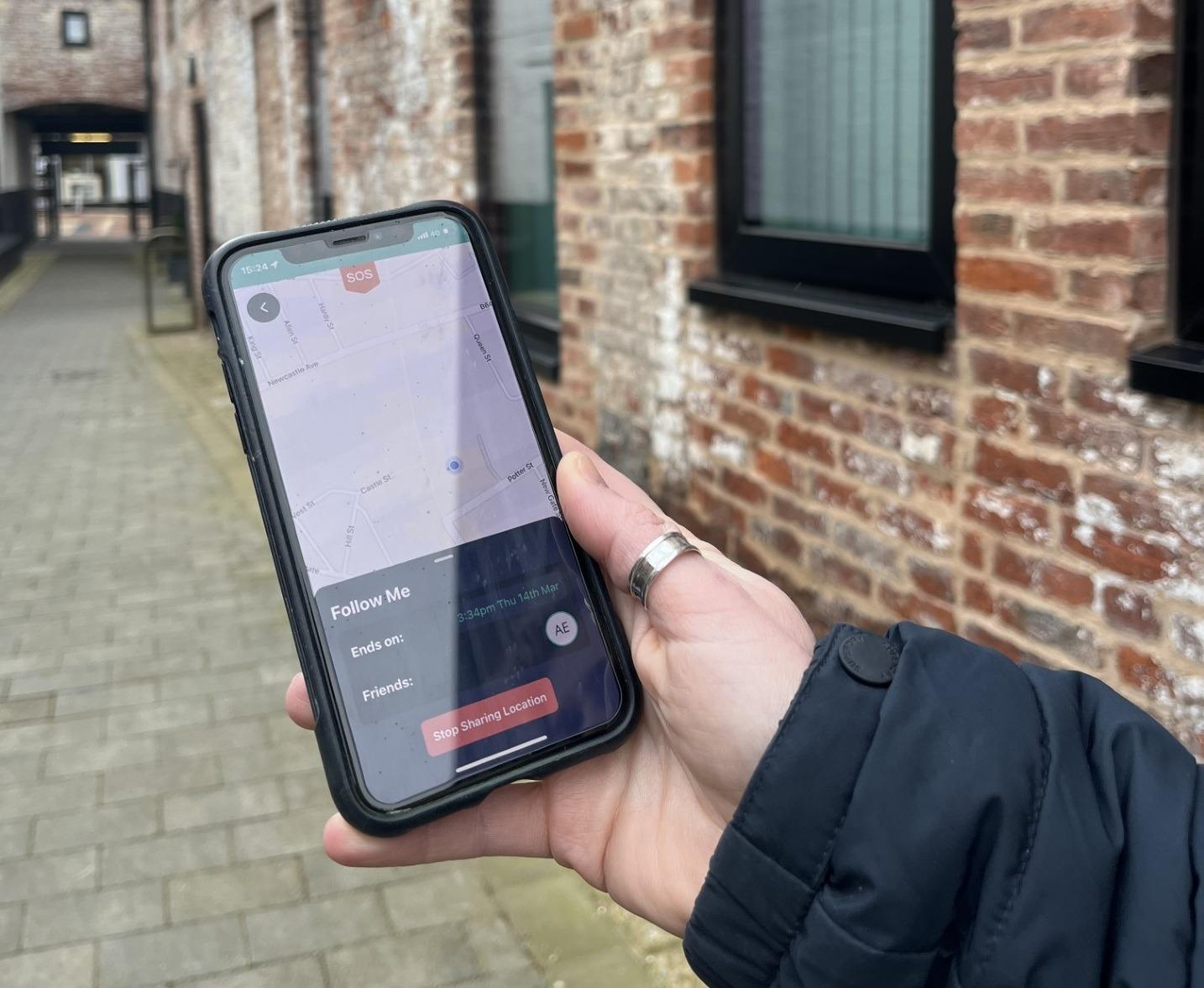 Download free app WalkSafe as dark evenings loom, advises North Notts BID