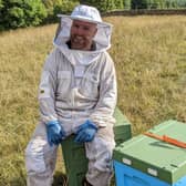 Beekeeper Dave at Creswell Crags