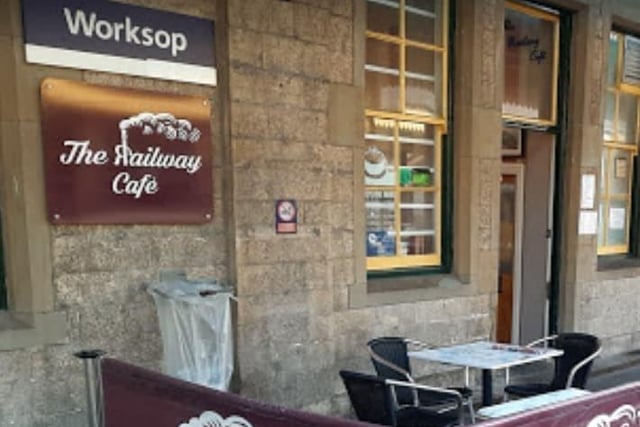 The Railway Cafe at Worksop Railway Station on Carlton Road, Worksop.