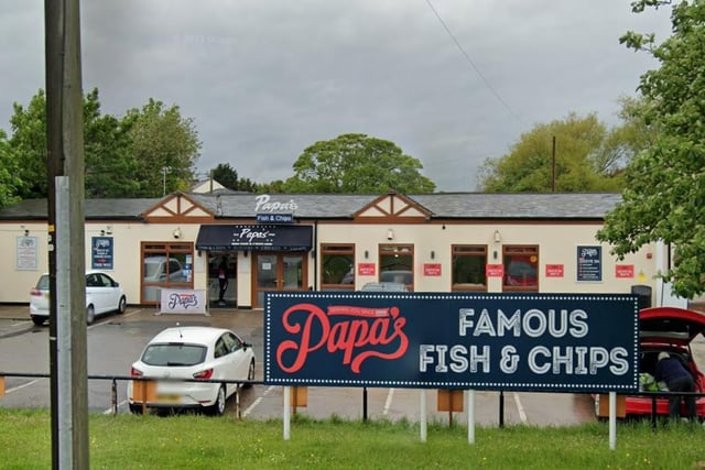 Papa's, on High Hoe Road, is rated 4 out of 5 on TripAdvisor, based on 189 reviews. The fish and chip restaurant and takeaway offers the likes of battered cod and chips, pies, jacket potatoes and burgers.