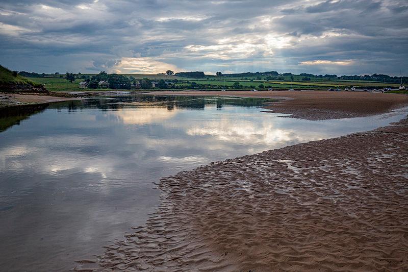 Reflections, Alnmouth, by Andrew MacKie.