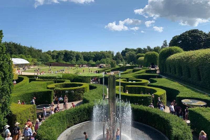 A perfect view at The Alnwick Garden.