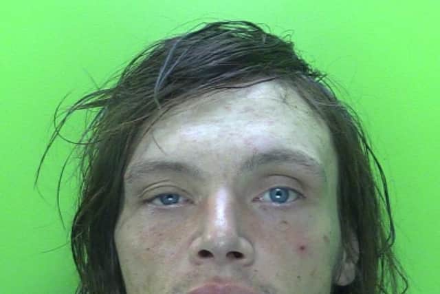 Shane Hulls, 32, of no fixed abode, has been jailed for 12 weeks.