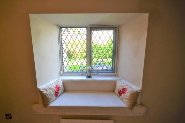 The Stables is full of quirks that inject real character, most notably this attractive window seat, which offers pleasant views of the garden.