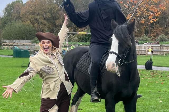 The Headless Horseman is always a big Halloween hit at Matlock Farm Park, who host reguar theme events throughout the year.