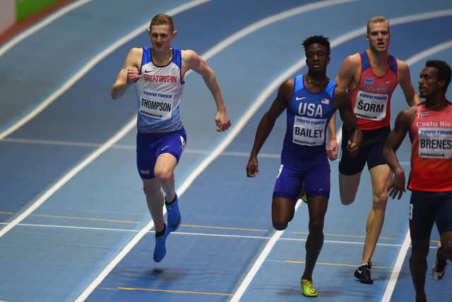 Sheffield sprinter Lee Thompson is back in action for Great Britain this weekend.