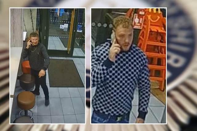 Officers would like to speak to the two men pictured who they believe could be able to help with the investigation