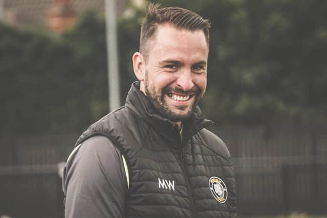 Mark Whitehouse has stressed the importance of fitness after Worksop returned to light training. Pic by Lewis Pickersgill.