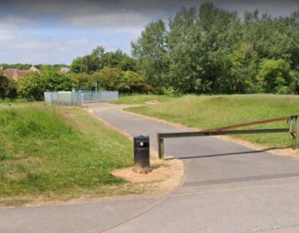 The proposed site of the new sewage pumping works on Ashes Park Avenue in Worksop. Photo: Google