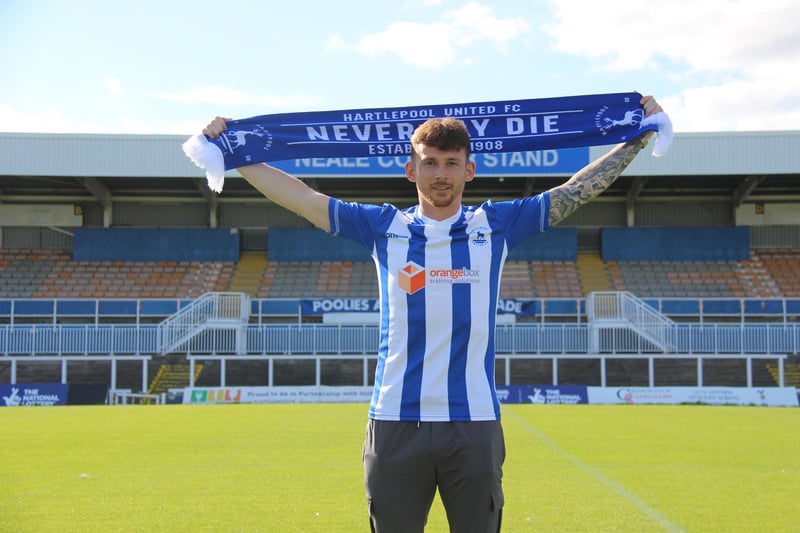 Signed a contract at Pools this week after a month long trial at the club.