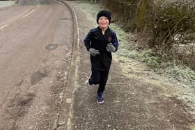 Harrison Tatt, 8, has run 69 miles in five weeks - raising nearly £3,000 for Bassetlaw Hospital