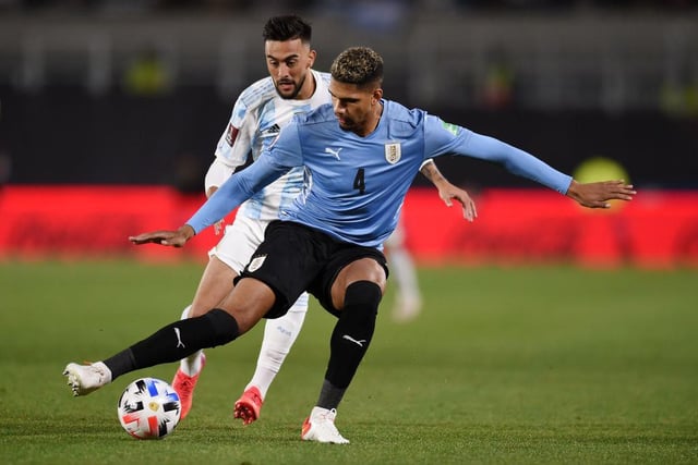 The promising Uruguayan is currently on the books at Barcelona, but United snapped him up in the summer of 2024 to replace an out-of-favour Harry Magurie. 

(Photo by Marcelo Endelli/Getty Images)