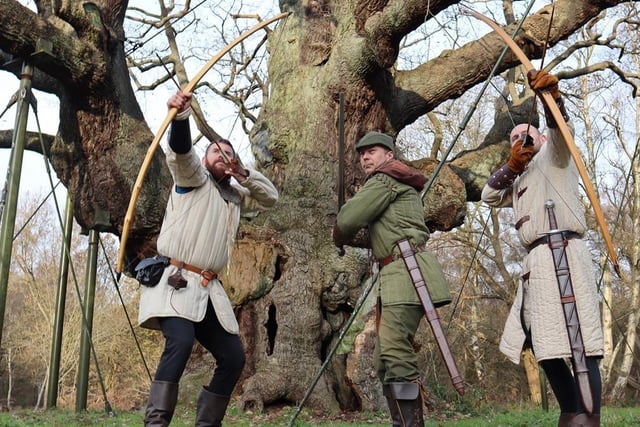 The most fearsome weapon of the Middle Ages was the lethal longbow. So, as part of St George's Day weekend at RSPB Sherwood Forest, the brilliant Sherwood Outlaws performance group will be giving a free demonstration on Saturday (11 am to 3 pm) to show how the longbow was used by the archers of Robin Hood's day. The sessions will be by the iconic Major Oak tree within the 1,000-acre nature reserve.