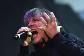 Bruce Dickinson performs close to home in Sheffield with Iron Maiden on a former world tour.
