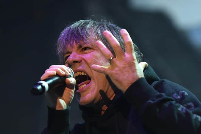 Bruce Dickinson performs close to home in Sheffield with Iron Maiden on a former world tour.