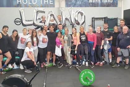 Around 90 people come to pay tribute to Leano at CrossFit Worksop with a hard-hitting workout named after him.