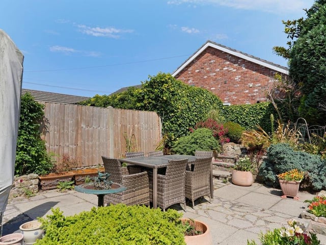 Another part of the low maintenance garden.