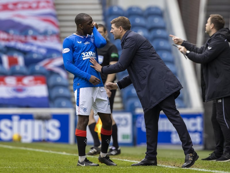 Did the dirty side of the game and played a support role to Aribo on the left to ensure no issues encountered. Selfless. (Photo by Craig Williamson / SNS Group)