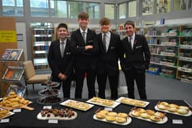 Food at the launch was made by hospitality and catering GCSE students.