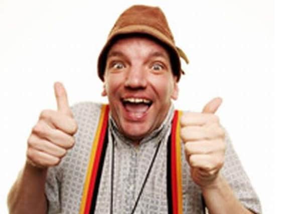 Henning Wehn will be performing live in an online comedy show for Just The Tonic.