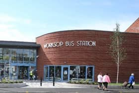 Worksop bus station.