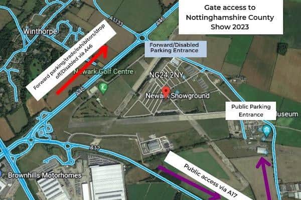 How to get to this year's Nottinghamshire County Show at Newark Showground